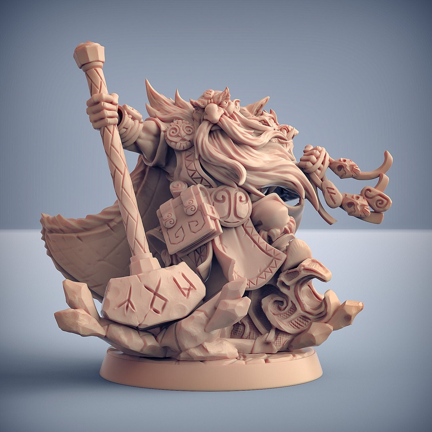 Ulfgar Runekeeper | Fantasy Resin Miniature | DnD Miniatures | RPG | Tabletop Game | Artisan Guild