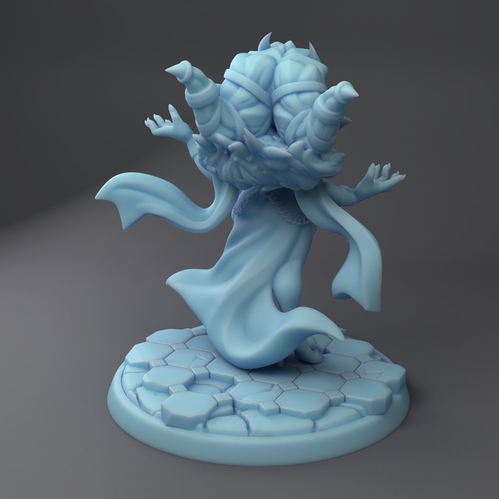 Evil Goblin Queen Peryl | Fantasy Miniature | D&D | Tabletop | Twin Goddess