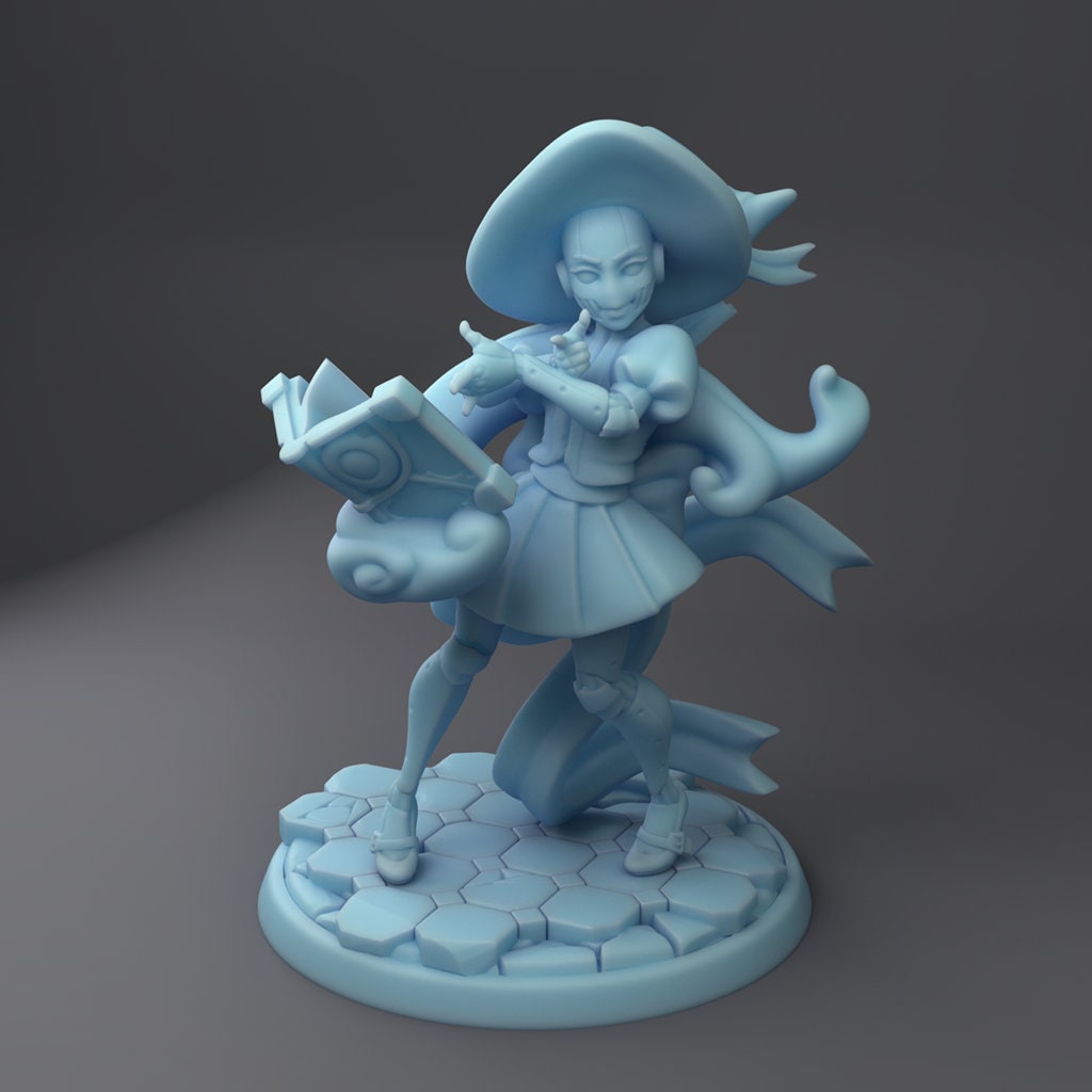 Sailor Eberron - Warforged Magical Girl | Fantasy Miniature | D&D | Tabletop | Twin Goddess