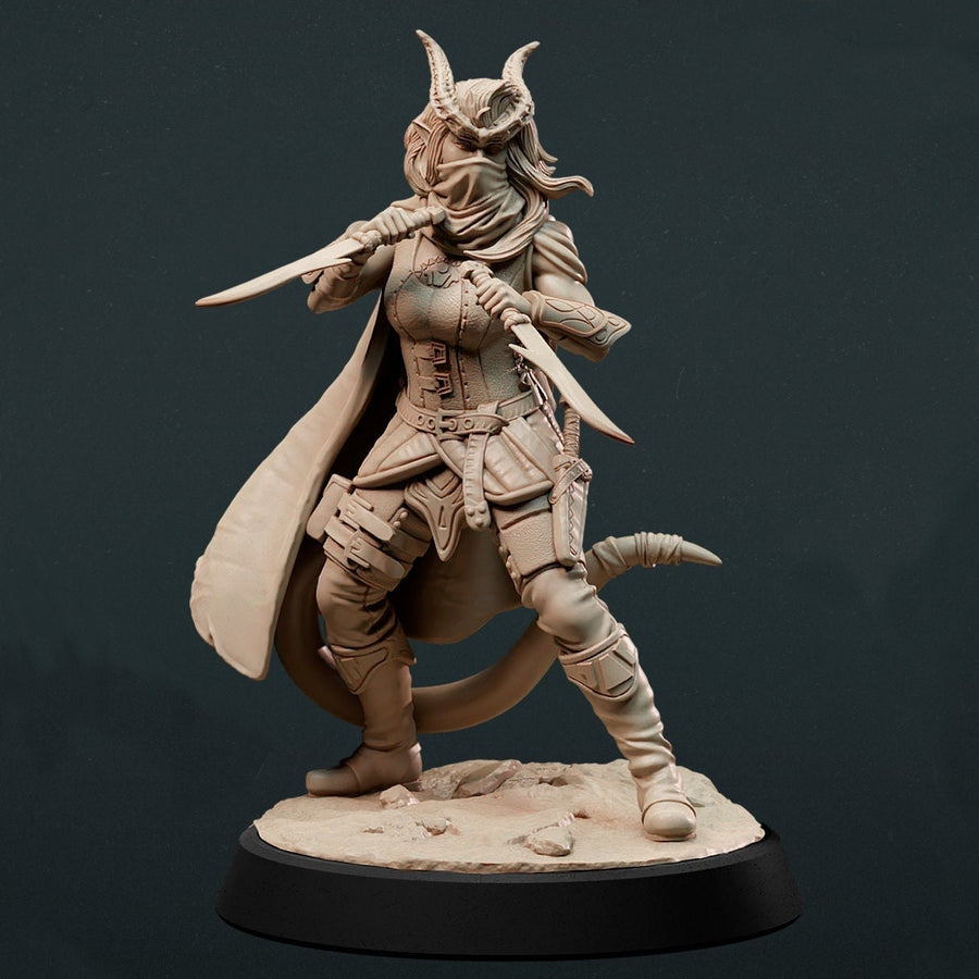 Kallista Everun | 32mm or 75mm Fantasy Miniature | DnD Miniature | Dungeons and Dragons | Tabletop | Pathfinder | Role Playing
