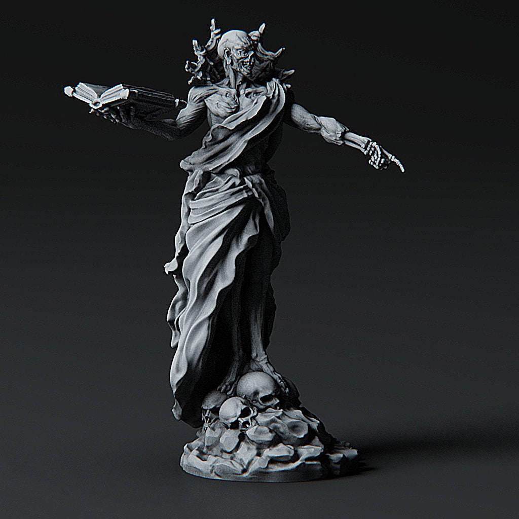 Vecna - Lord of Death - High Necromancer| Stranger Things S4 | Resin Miniature | DnD Miniature | RPG | Tabletop Game | Printed Obsession
