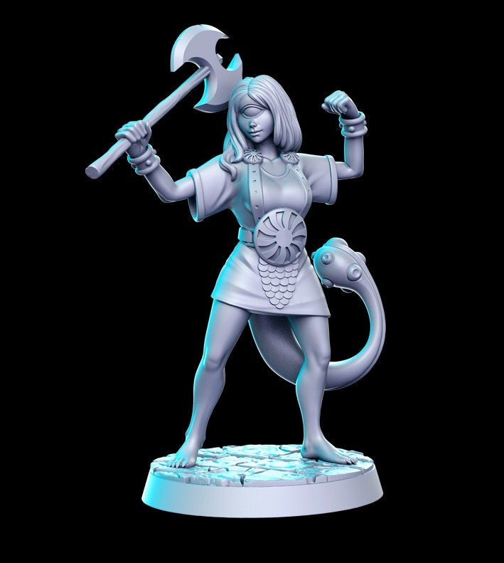 Fimir Pinup | Fantasy Miniature | DnD Miniature | RPG | Tabletop Game | Pathfinder | RN Estudio