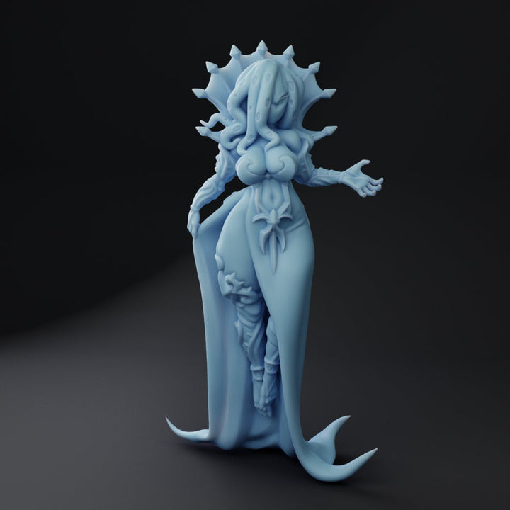 Flaya - Lilithid Mind Seducer | 32mm or 75mm Fantasy Miniature | DnD Miniature | Twin Goddess