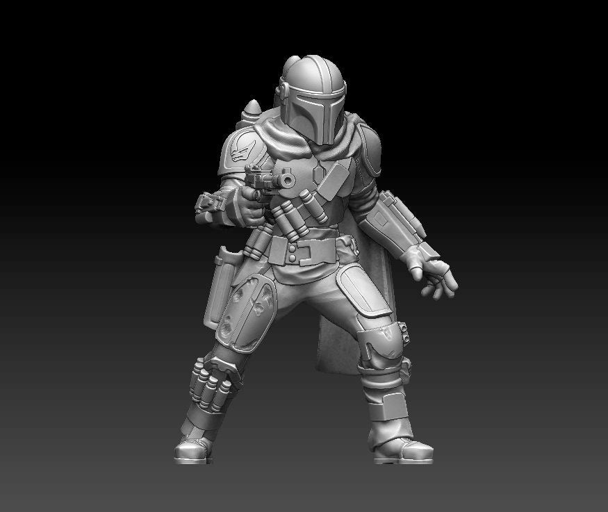 Din Djarin | Star Wars Legion | Sci-Fi Miniature