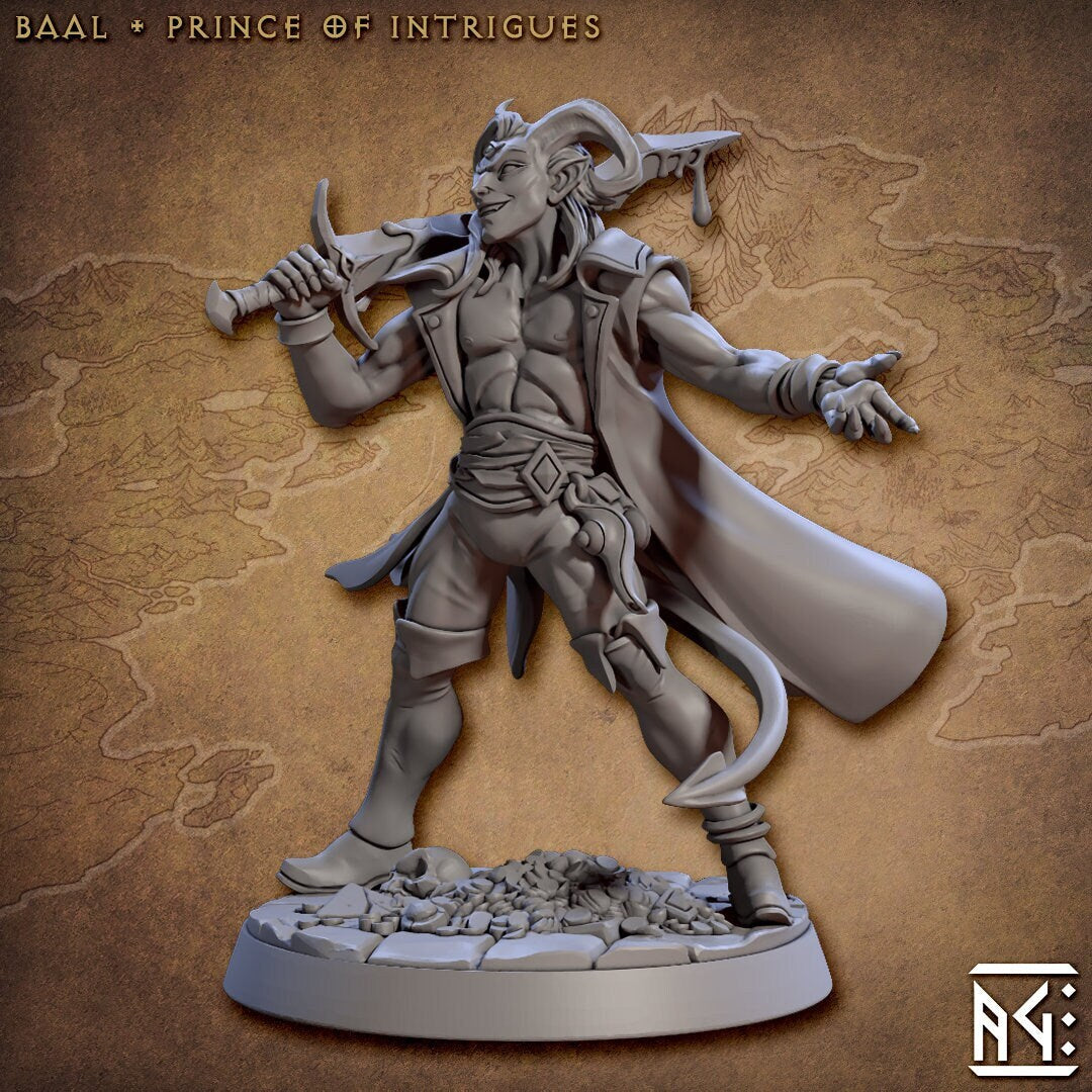 Baal - Prince of Intrigues | Fantasy Miniature | DnD Miniature | RPG | Tabletop Game | Artisan Guild