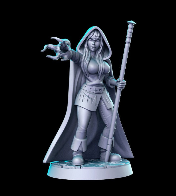 Mage | Fantasy Miniature | DnD Miniature | RPG | Tabletop Game | Pathfinder | RN Estudio