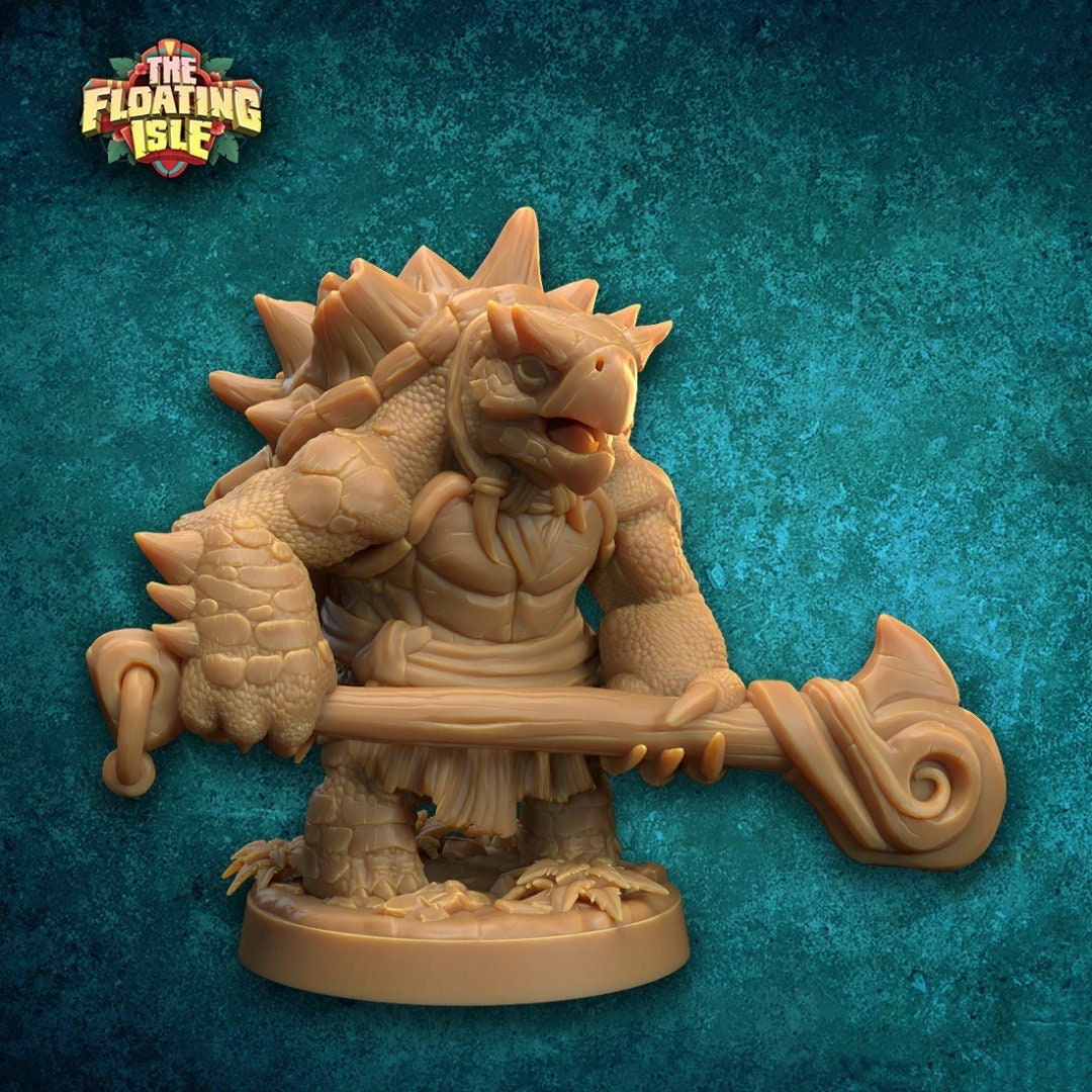 Tortle Wizard | Fantasy Miniature | DnD Miniature | Tabletop Game | Role Playing | RPG | Pathfinder | Dragon Trappers Lodge