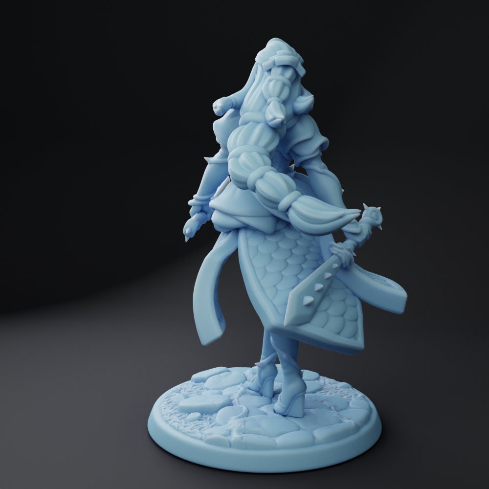 Camellia Bloodthorn Ranger | Fantasy Miniature | DnD Miniature | Twin Goddess