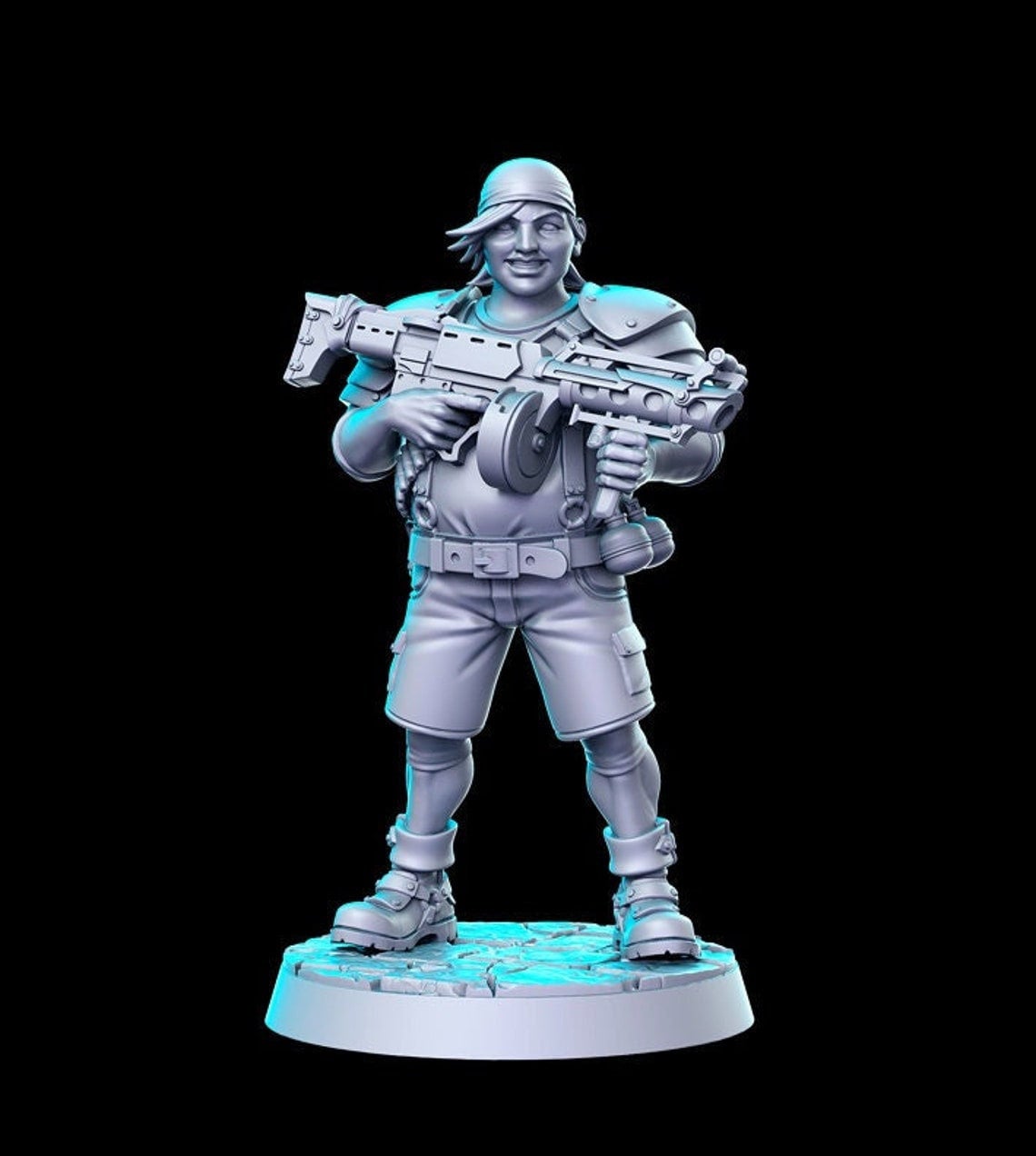 Cerberus Soldier | Sci-Fi Miniature | Fantasy Miniature | DnD Miniature | RPG | Tabletop Game | Pathfinder | RN Estudio