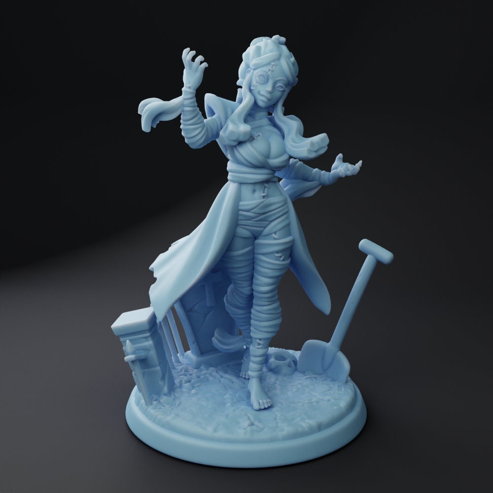Bride of Frankie | 32mm 54mm 75mm Fantasy Miniature | DnD Miniature | Tabletop | Pathfinder | Twin Goddess