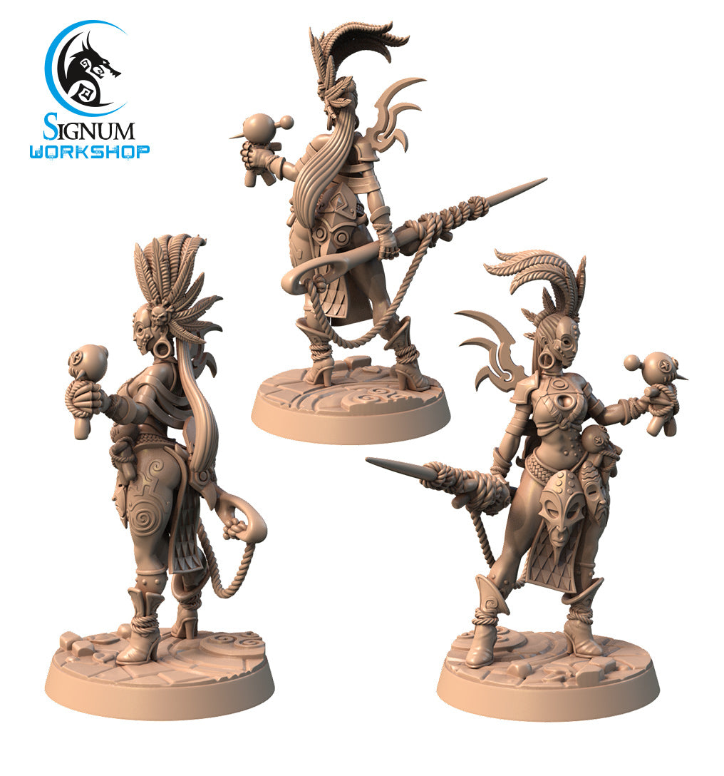 Alem, the Sorceress of Threads Fantasy Minis DnD Warhammer Roleplaying