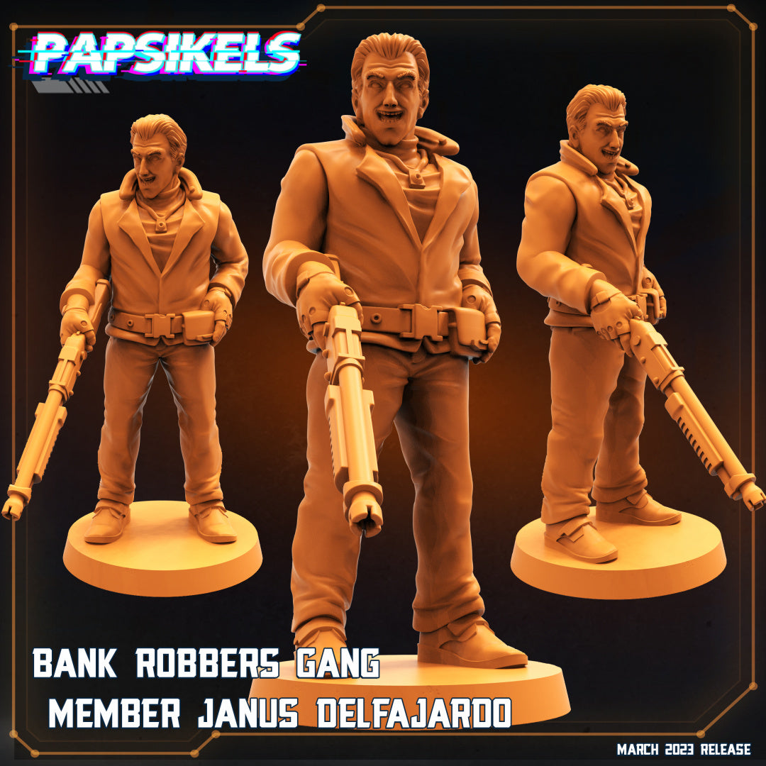 Mitglied der Bankräuberbande Janus Delfajardo