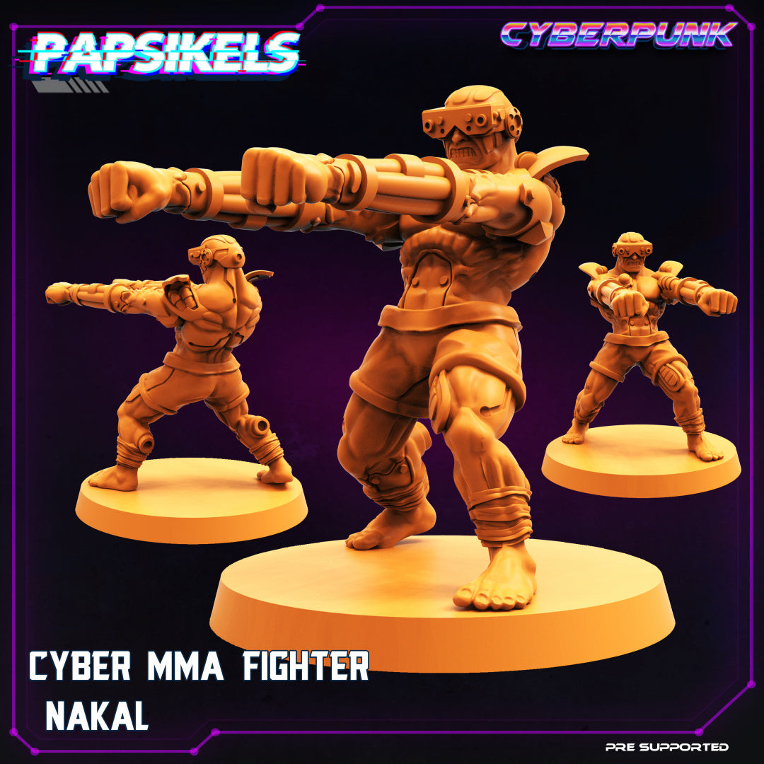 Cyber-MMA-Kämpfer Nakal