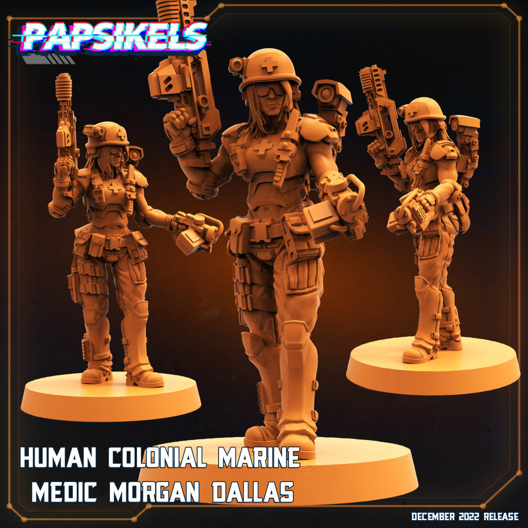 Human Colonial Marine Medic Morgan Dallas