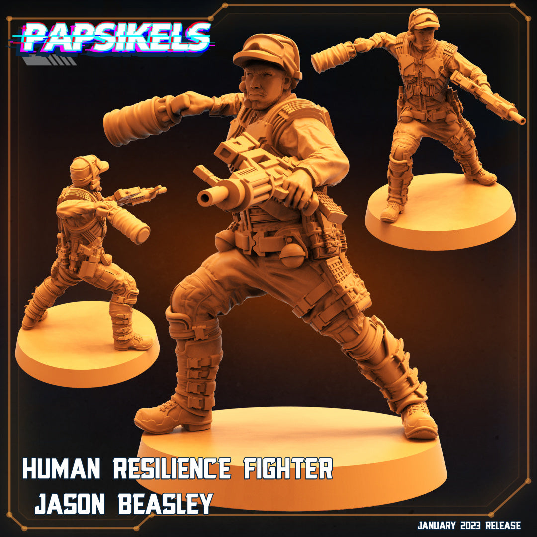 Jason Beasley, Kämpfer für menschliche Resilienz