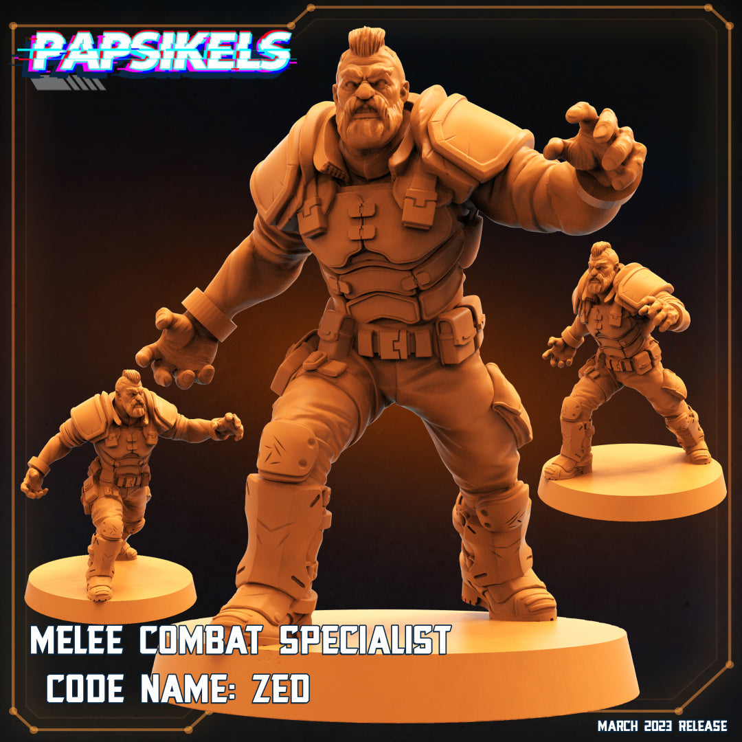 Melee Combat Specialist Code Name Zed