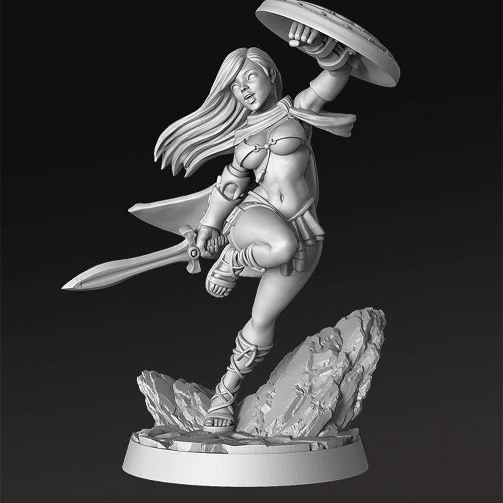 Crescendia Greek Warrior Fantasy Minis DnD Warhammer Roleplaying Pinup